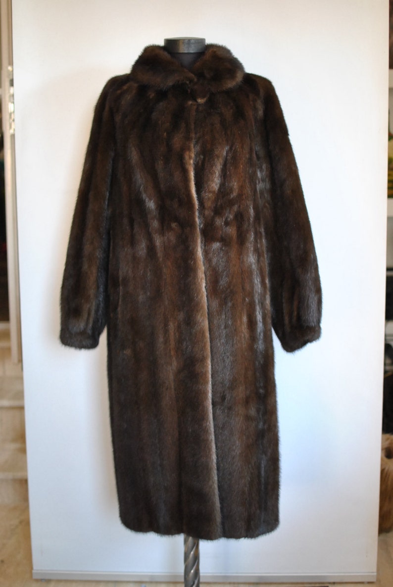 Vintage MINK FUR COAT Luxurious Women's Fur Coat - Etsy