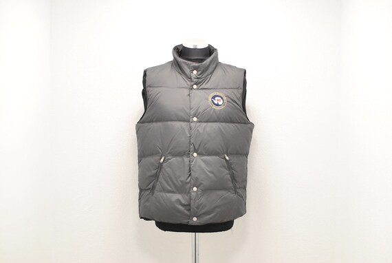 Vintage Napapijri Reversible Down Vest , Men's Winter Vest , Size L (V215)