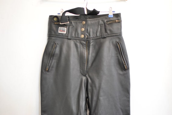 Vintage MOTORCYCLE LEATHER PANTS , women's leather