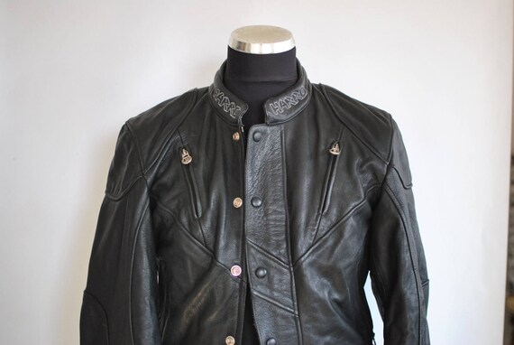 harro leather jacket