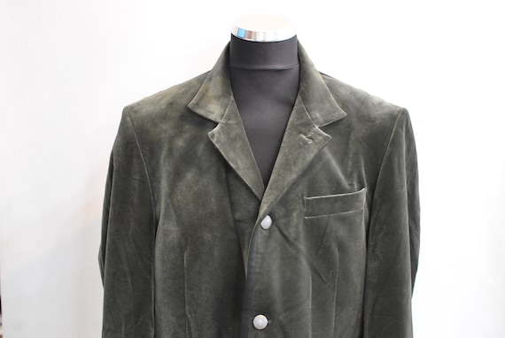 Vintage Lagerfeld suede blazer , men's blazer , m