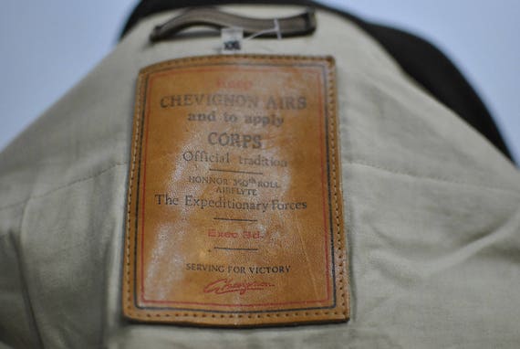 Vintage CHEVIGNON AIR lederen jas oude Flight Jacket | Etsy Vintage CHEVIGNON AIR lederen jas oude Flight Jacket | Etsy