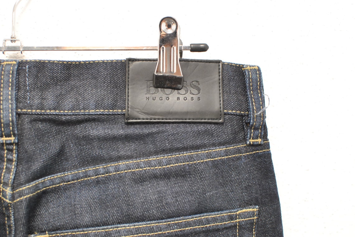 Vintage Hugo Boss men's blue jeans size W | Etsy