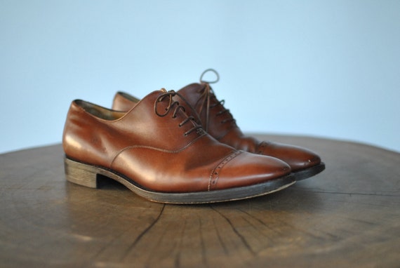 Vintage SALVATORE FERRAGAMO elegant leather shoes