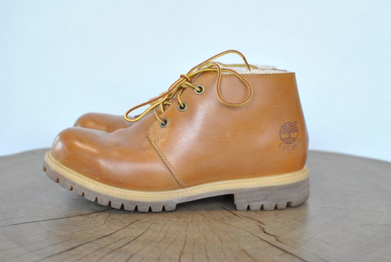 Vintage TIMBERLAND MEN'S WINTER ankle boots , leat