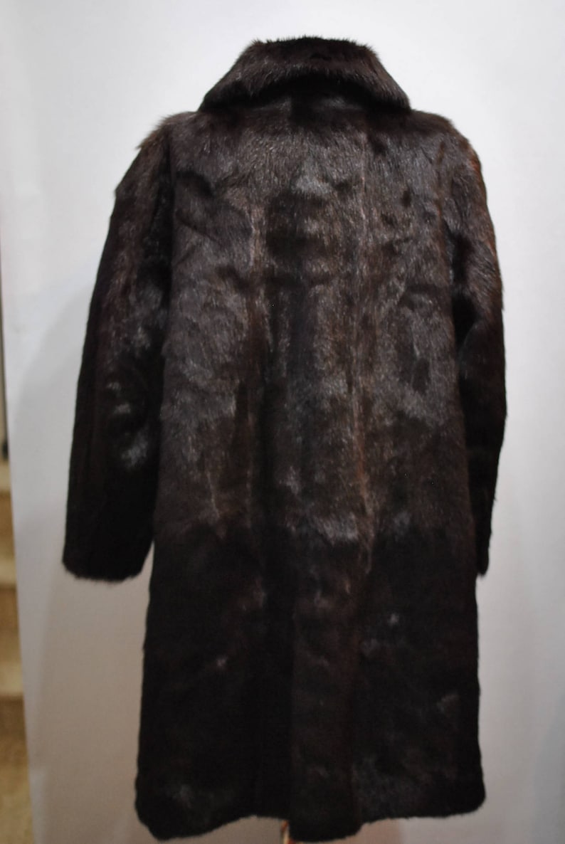 479 glamorous fur coat.............. winter fur coat Vintage FOX FUR FULL length coat