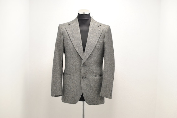 Vintage MEN'S grey blazer , office men's blazer...