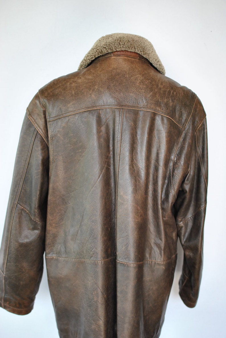 Vintage PETROFF leather men's jacket men's leather | Etsy