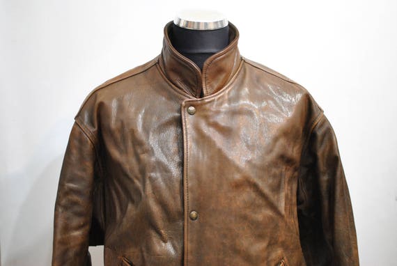 Vintage CHEVIGNON AIR lederen jas oude Flight Jacket | Etsy Vintage CHEVIGNON AIR lederen jas oude Flight Jacket | Etsy