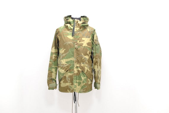 Vintage Military men's rain parka , army rain coat