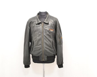 redskins leather bomber jacket