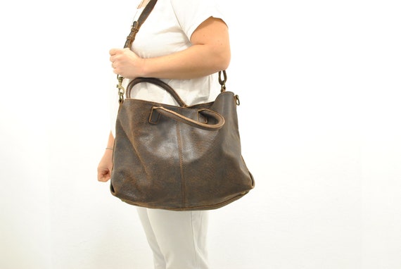 Vintage Liebeskind Leather bag , messenger bag , w