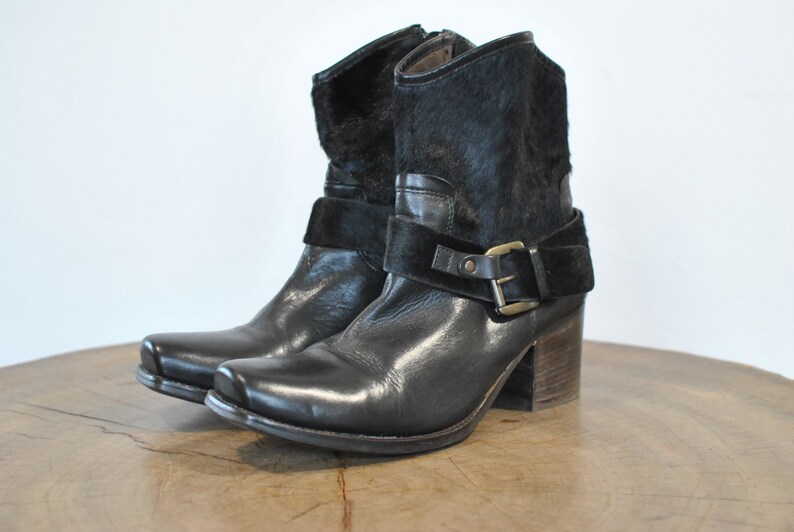 women/'s booties 109 Vintage Leather ankle boots size 39.............