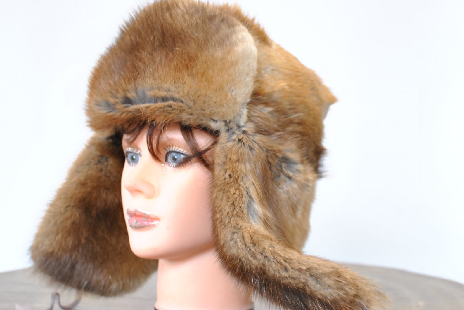 Vintage MINK FUR HAT unisex fur hat...............034 | Etsy