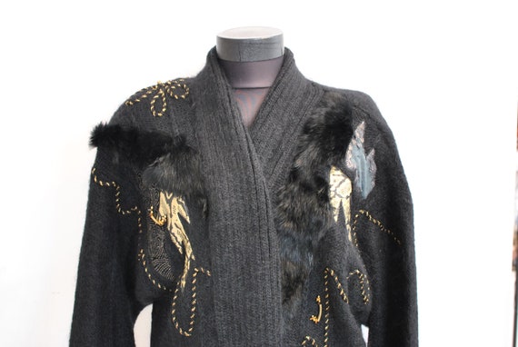 Vintage WOMEN'S LONG CARDIGAN , fashion women's ca