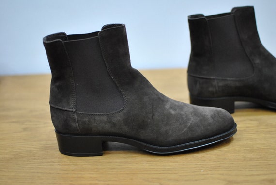 Vintage TOD'S ankle boots , designer shoes , lea