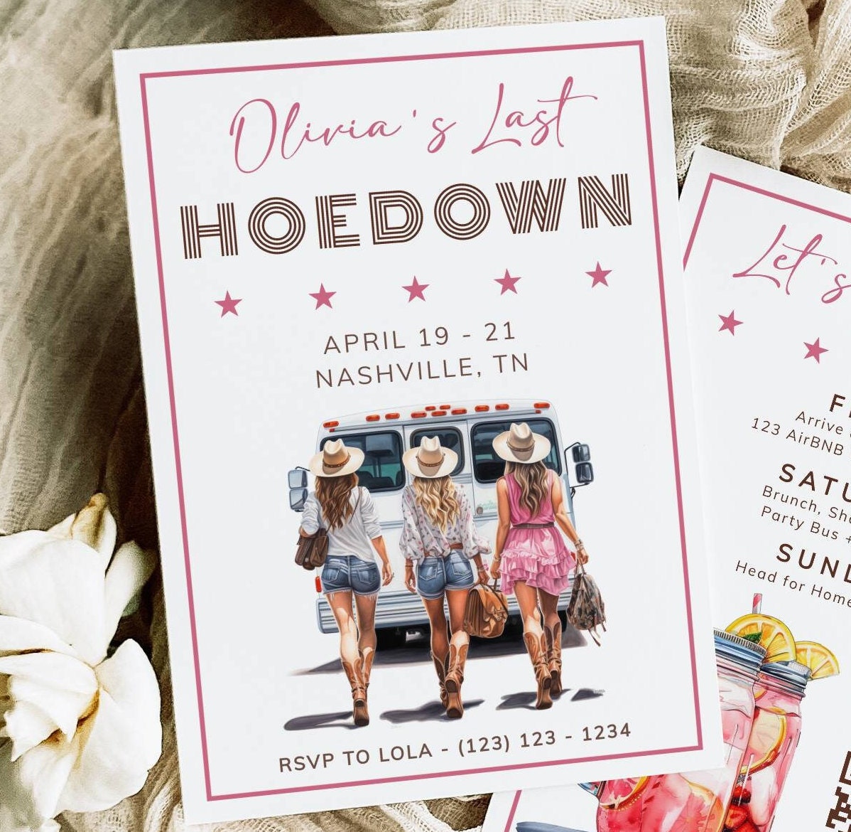 Last Hoedown Bachelorette Party Invite Template Western Bachelorette Il Fullxfull.5876404704 Sd7f