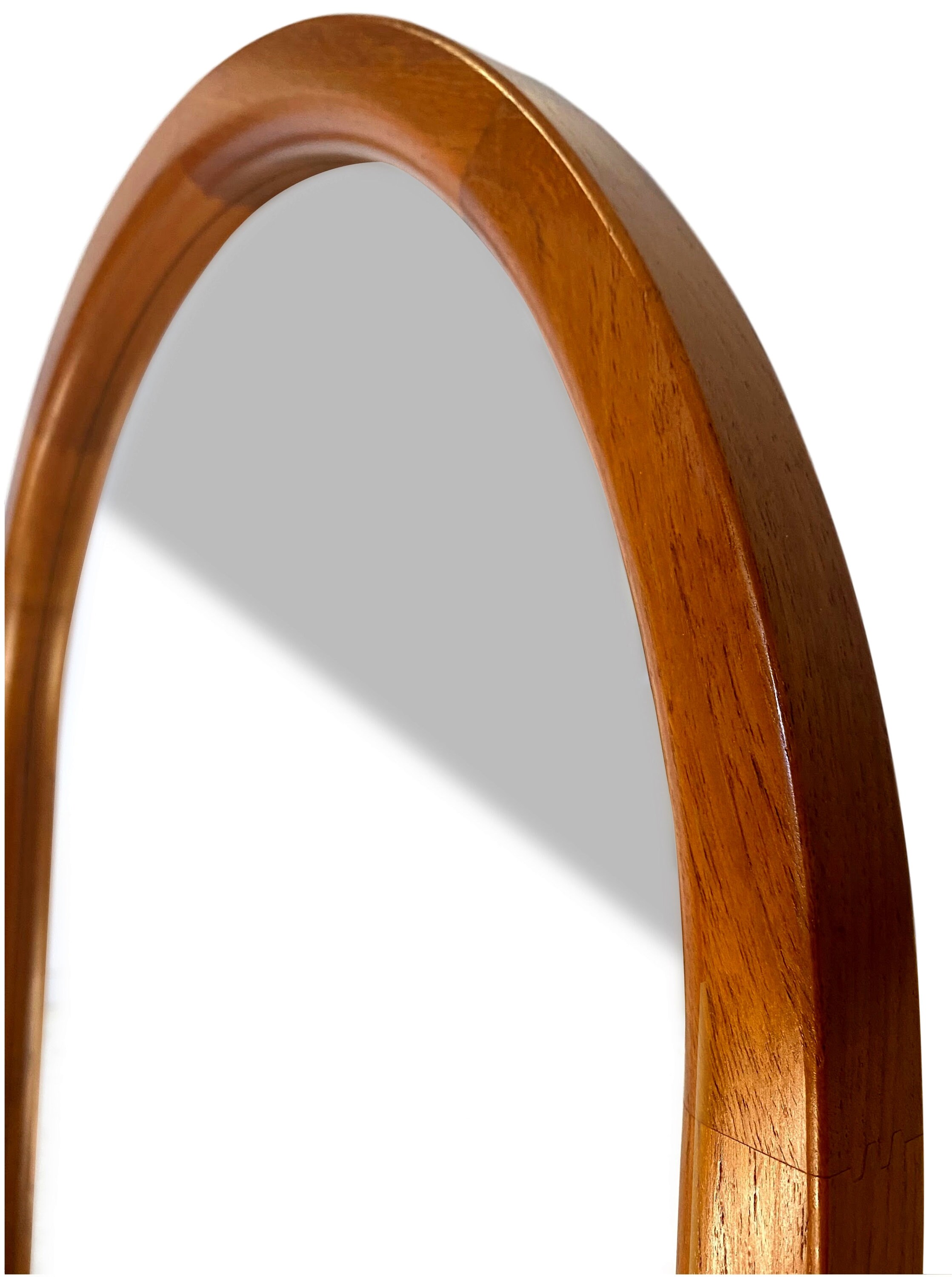 Teak Mirror Arched Top By Jesper Danish Mid Century Modern Etsy