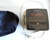 Philips Magnavox Alarm Clock w Radio D-3110- Retro Style Very Cool