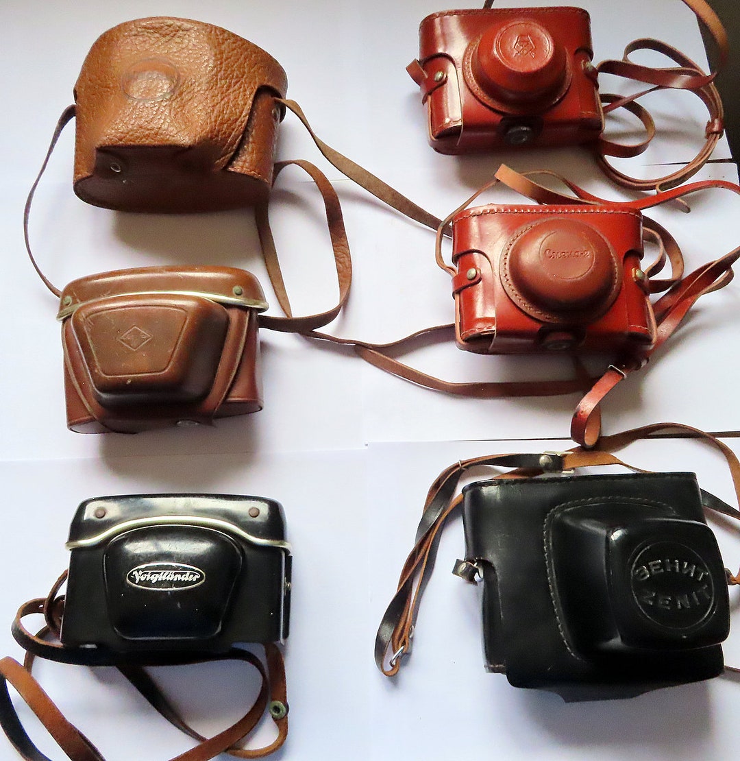 Vintage Film Camera Bag Strap Travel Case Smena Zenit Etsy