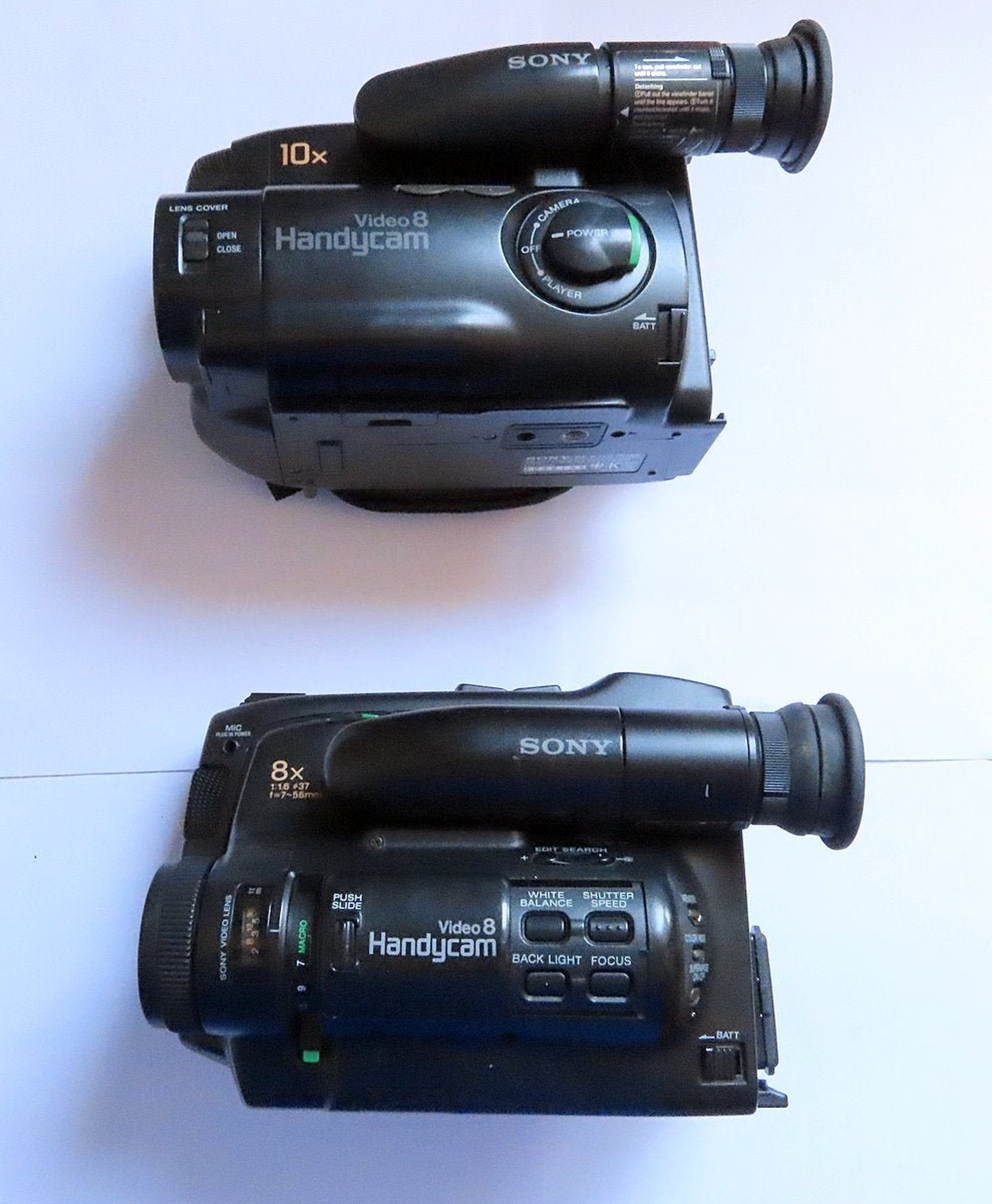 Lot2 Vintage 1990s Sony Handycam Camcorders Video Camera Etsy