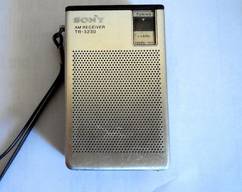 Vintage Sony TR-3230 Portable AM Receiver Radio