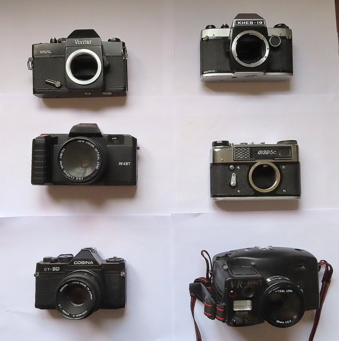 Film Camera Collectors Cosina Vivitar Kiev 19 Fed 5C Etsy