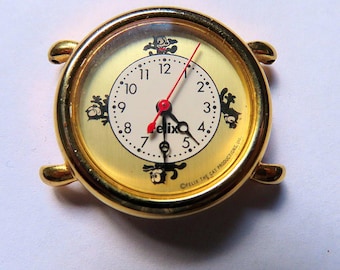US Tariff Absorbed. Vintage Felix the Cat 1991 Production Watch Wristwatch, rare