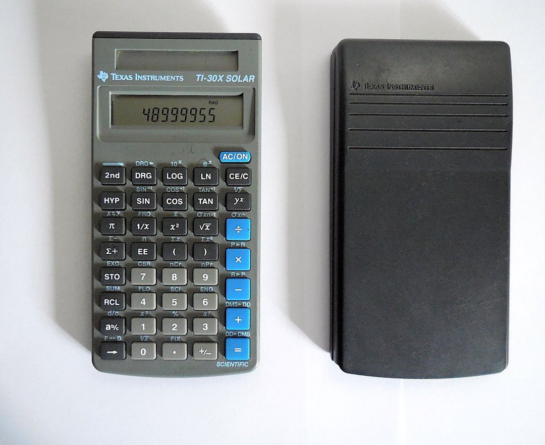 Texas Instruments TI-30X Solar Scientific Calculator With - Etsy