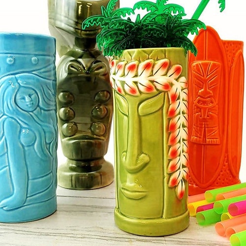 Tiki Drinkware Barconic® Good Luck Heart Tropical Cup Etsy