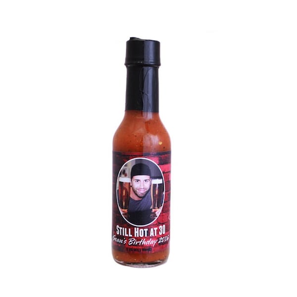 Custom Hot Sauce Label - Add Your Photo