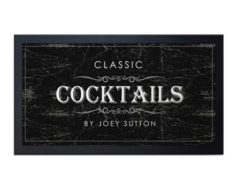 Bar Mat Etsy
