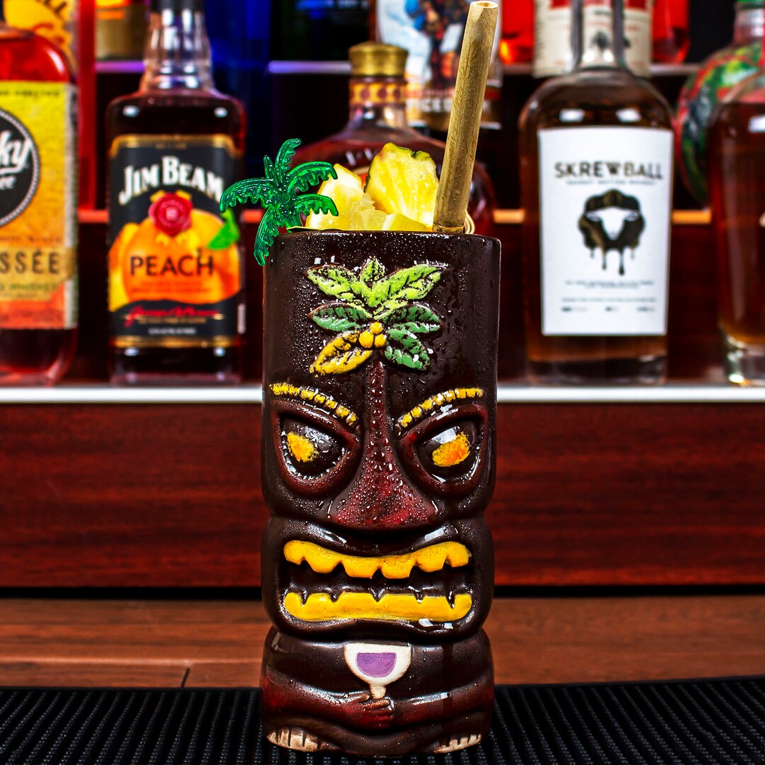 Barconic® Tiki Drinkware Tiki Master Mixer 24 Ounce Etsy