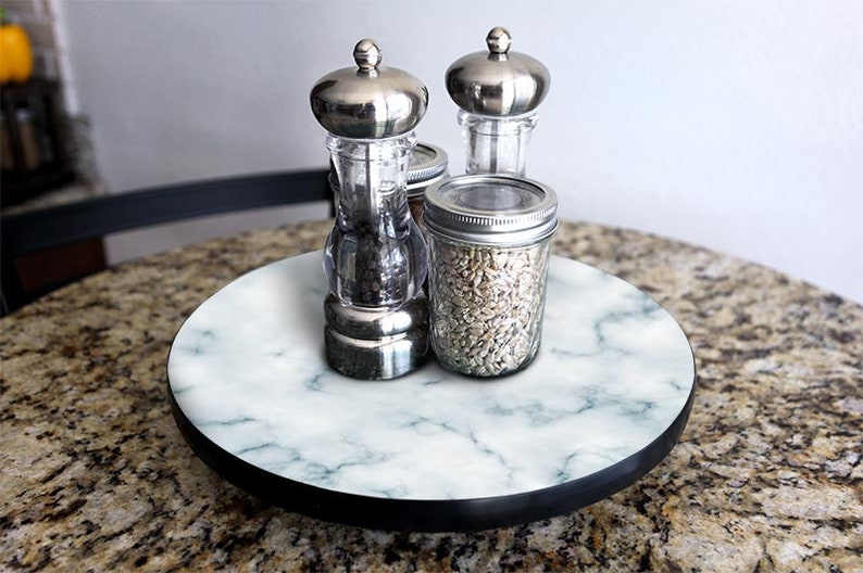 Wooden Tabletop Lazy Susan Countertop Lazy Susan Table top Etsy