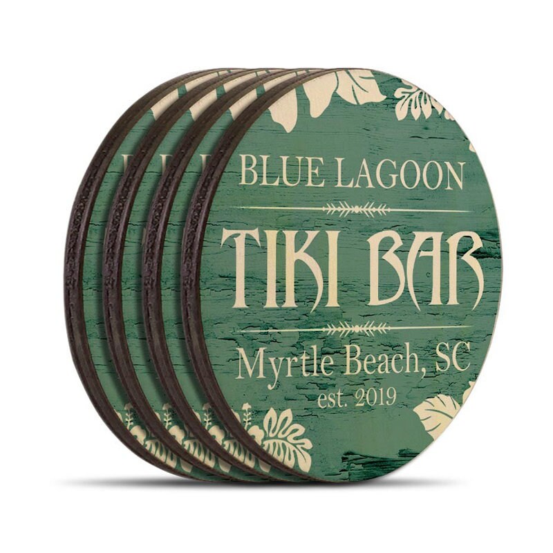 Wooden Coasters Customized Coaster Wood Bar Coaster Etsy