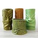 Tiki Mug Drinkware Set - Tiki Set - Tiki Cups - Tiki Mugs - Tiki Sets - Tiki Decor - Unique Drinkware - Set of 4 