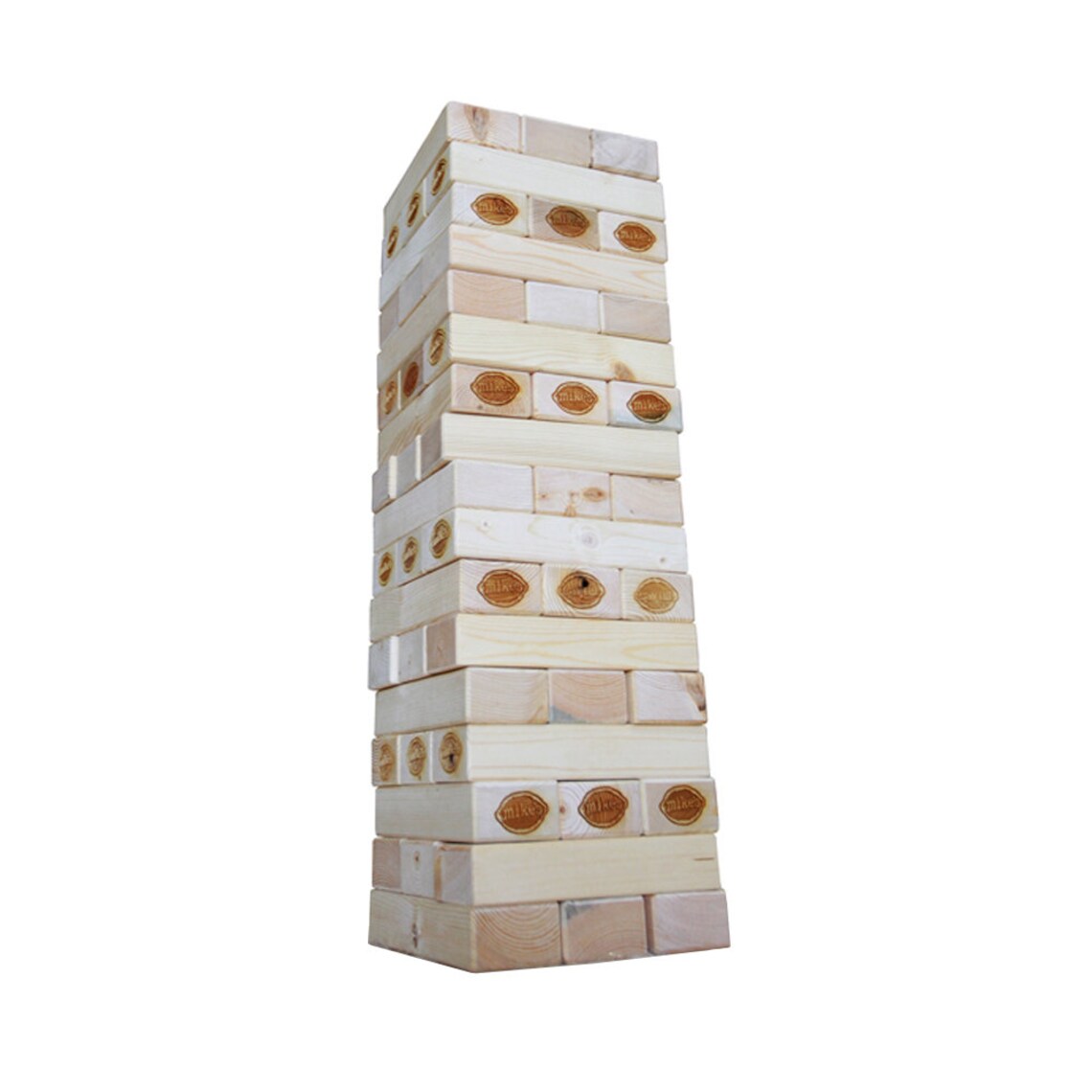 Engraved Giant Block Stacking Game Etsy