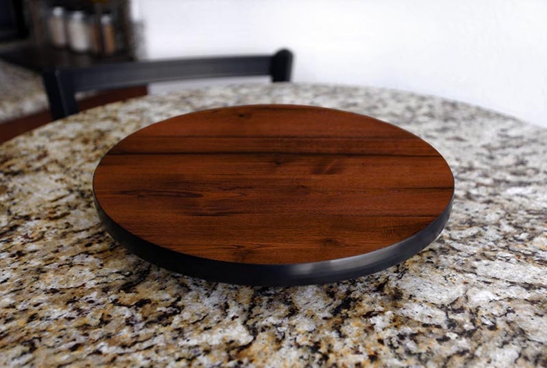 Wooden Tabletop Lazy Susan Countertop Lazy Susan Table top Etsy