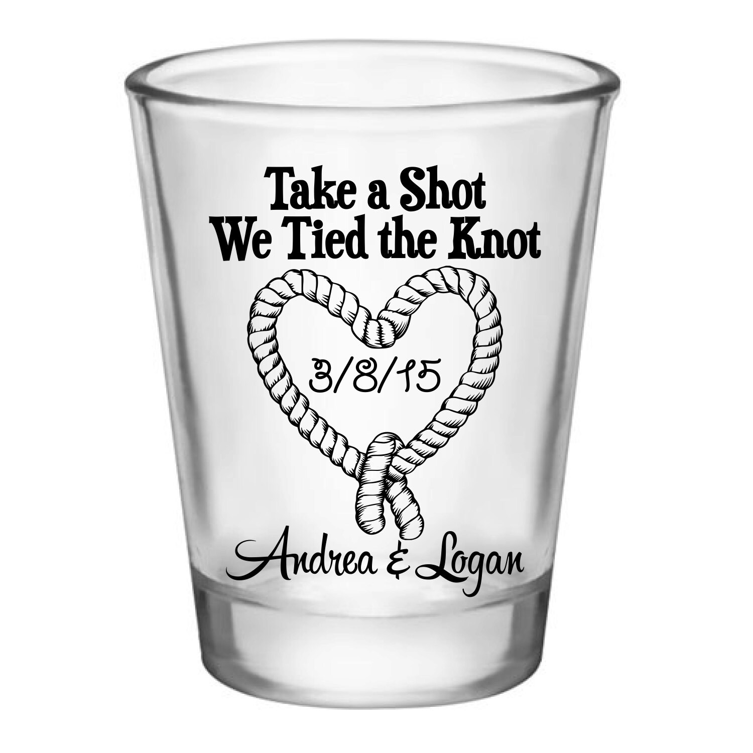 Custom Wedding Shot Glasses Wedding Favors Personalized Etsy