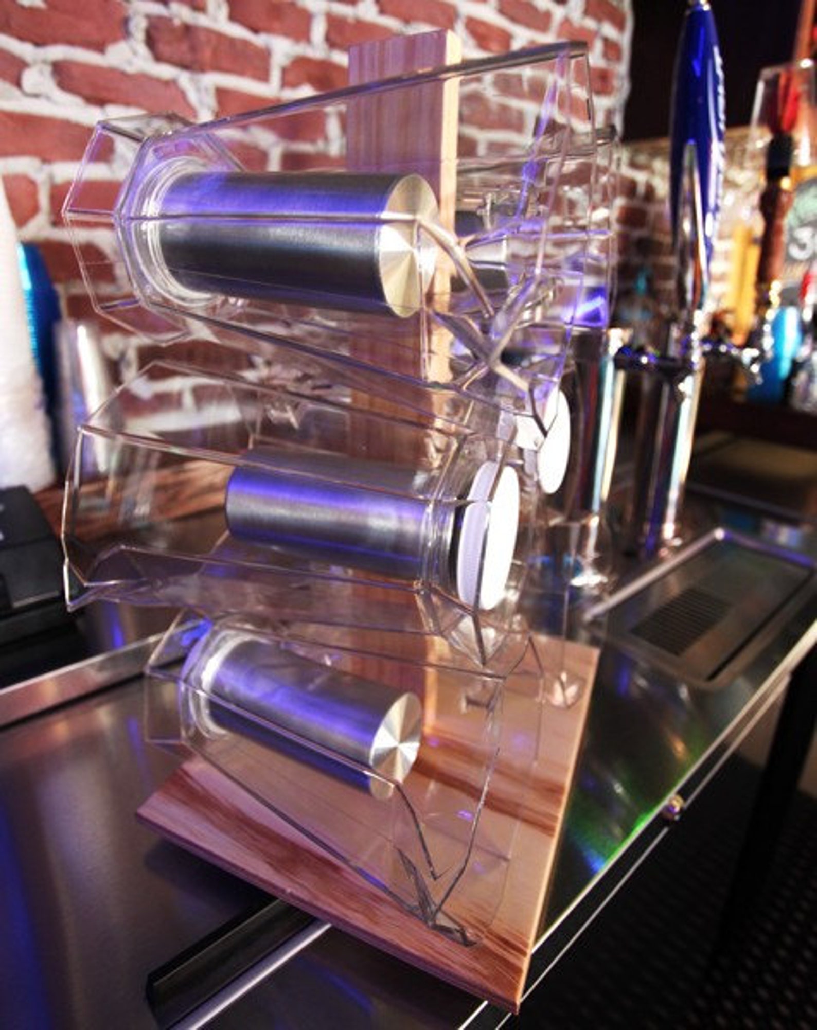 Beer Pitcher Rack Rack para jarras de cerveza Wood Beer Etsy España