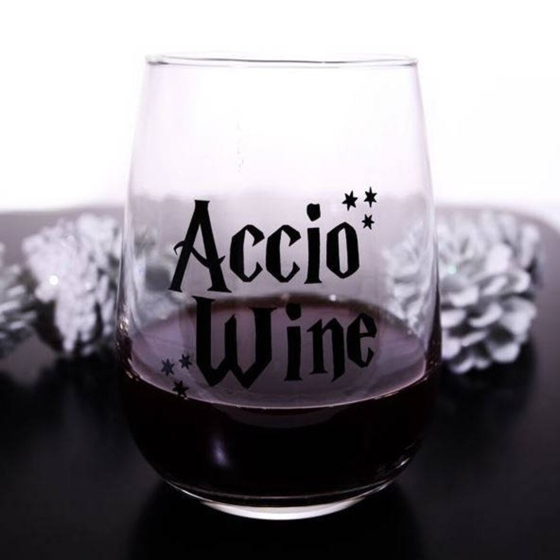 Süße Glas Wein Gläser mit Sprüchen Accio Wein Wein Etsy