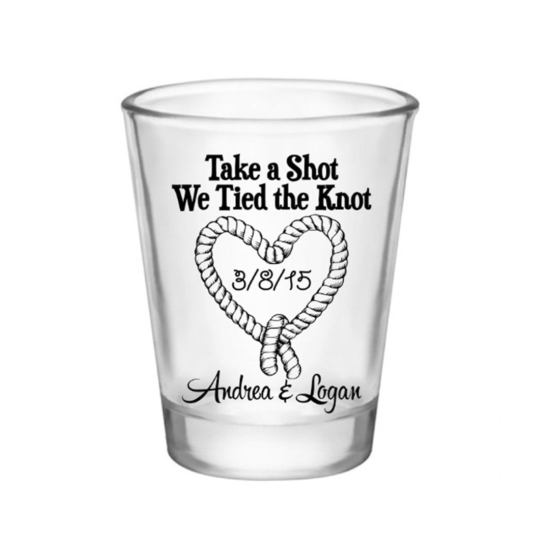Custom Wedding Shot Glasses Wedding Favors Personalized Shot Glass Customizable Customized Shot