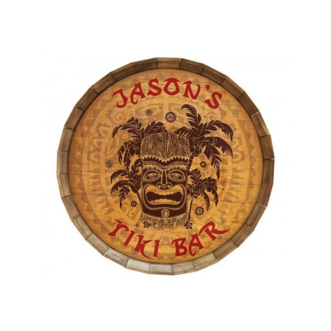Customize Tiki Bar Sign Wood Wall Bar Decor Tiki Bars - Etsy