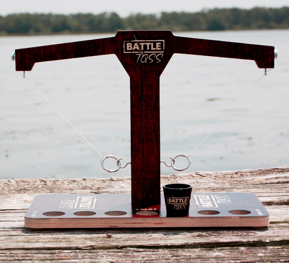 Ring and Hook Toss Game 2 Player Battle Toss Etsy