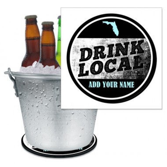 Ice Bucket Coaster Beer Bucket Coaster Large Coaster Add Etsy