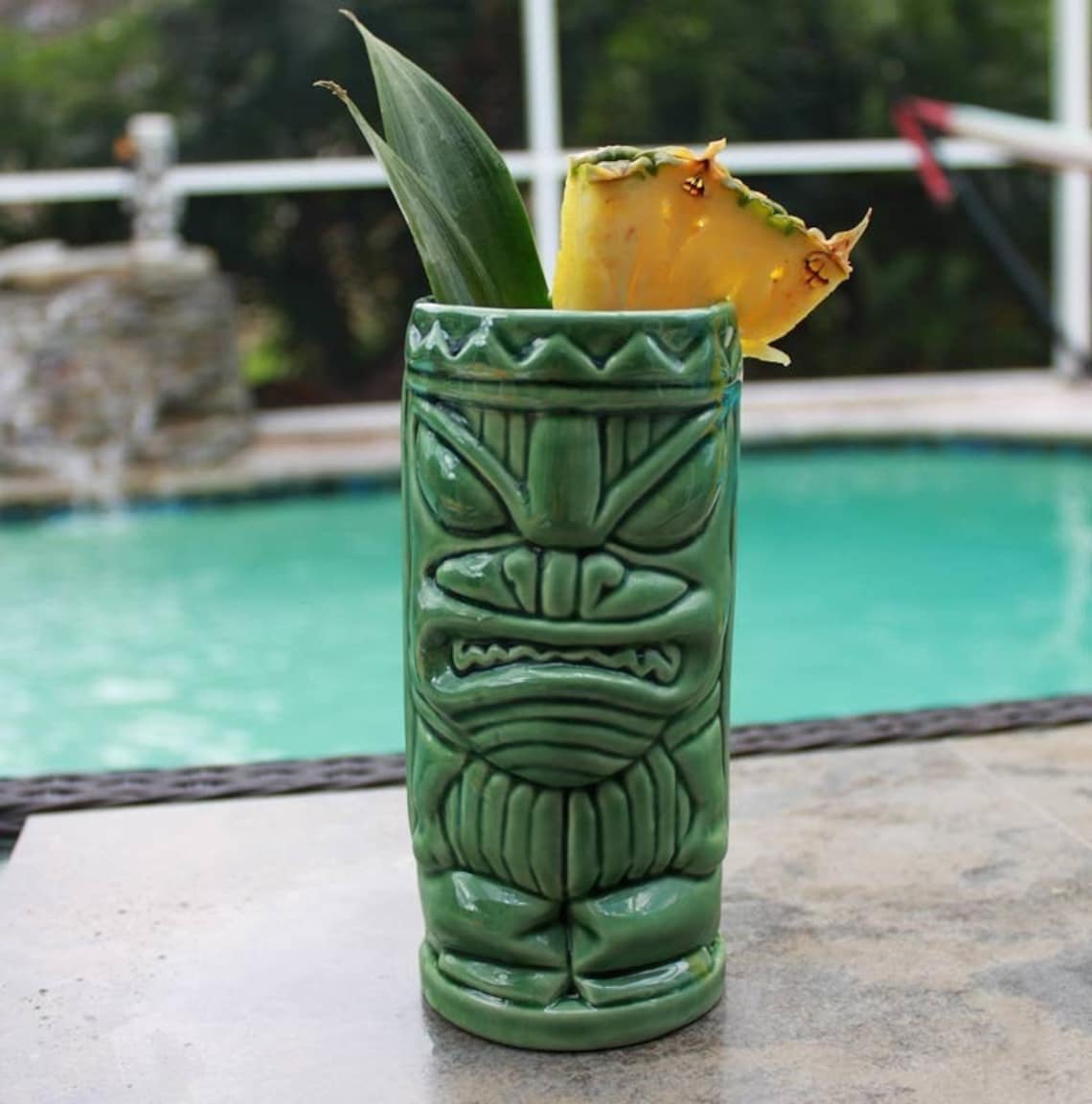 Tiki Mug Drinkware Growl Tiki Cups Tiki Mugs Tiki Etsy Sweden