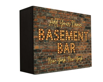 Murphy Walbar™ - 24x18 Customizable Basement Bar Design