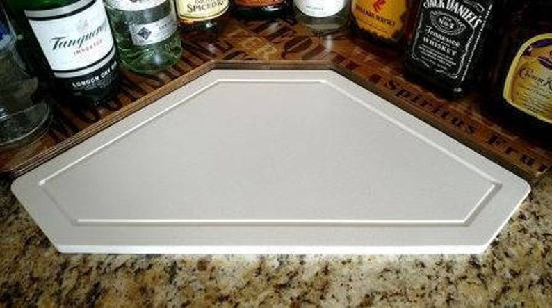 Counter Caddies™ NATURAL CORNER Shelf Culinary Kitchen Counter Shelves Crafty Kitchen Storage Decor image 6