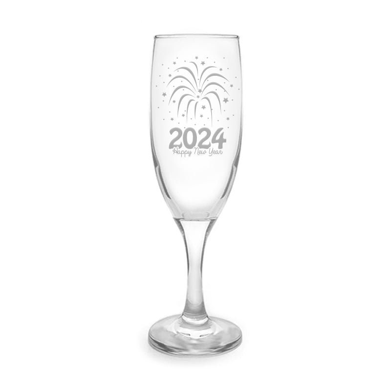 Happy New Year 2024 Champagne Glasses, Personalized Glasses, End of the  Year, Flutes Set, Cheers, Couples Gifts, Bye 2023, Rose Gold Glasses 