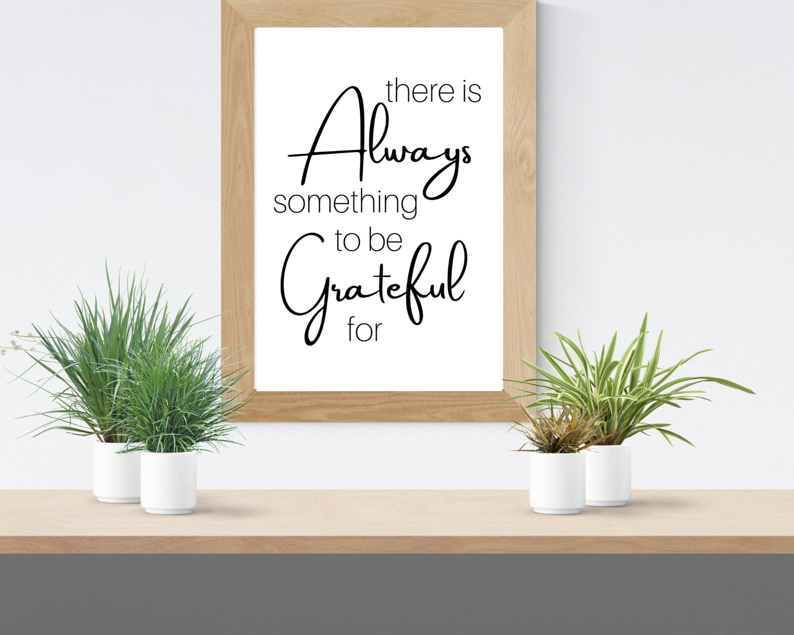 Gratitude Printable Wall Art Inspirational Quote Etsy